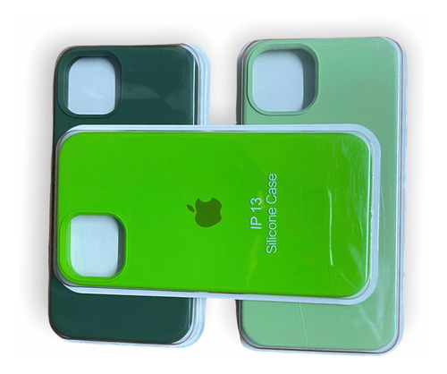 Silicone Case Para iPhone 13 Original Afelpada Por Dentro