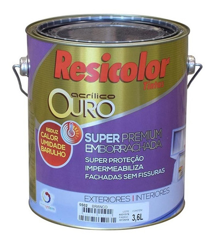 Impermeabilizante Para Frentes Blanco 3,24lts - Resicolor