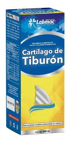 Calcio Y Colageno Cartilago De Tiburon 500 Ml