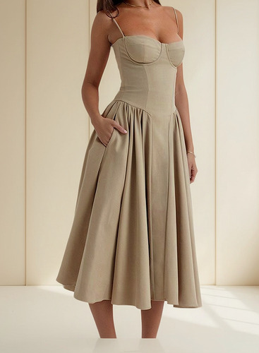 Slip De Ropa Elegante Con Dopamina De Estilo Retro Francés P