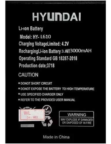 Bateria Pila Hyundai Hy-l610 L610  3000mah