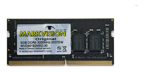 Memoria Sodimm Ddr4 8 Gb Markvision 3000mhz Mvd48192msd-30