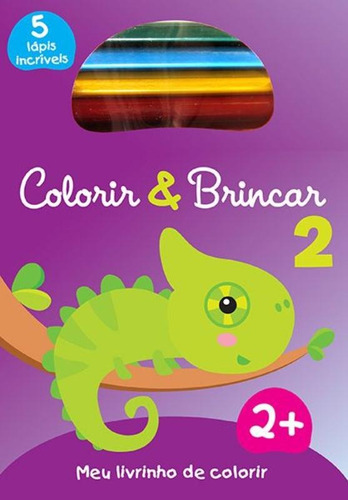 Colorir & brincar 2 : roxo, de Yoyo Books. Editora Brasil Franchising Participações Ltda, capa mole em português, 2019