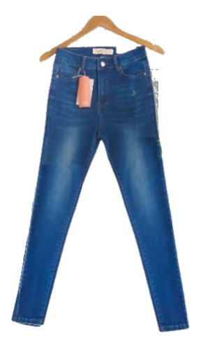 Imagen 1 de 2 de Pantalón Jeans Stretch Para Dama Bota Skinny J3558 Mujer