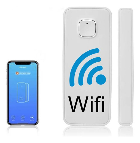 Sensor Magnético Wifi Smart Puerta Ventana Cajon Tuya Life 