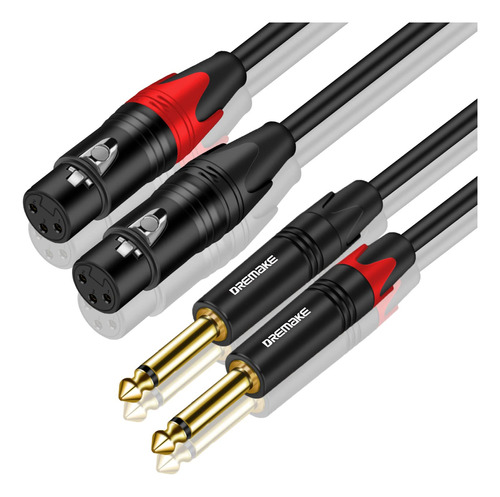 Dremake Cable De Conexion De Audio De Microfono Mono, Xlr He