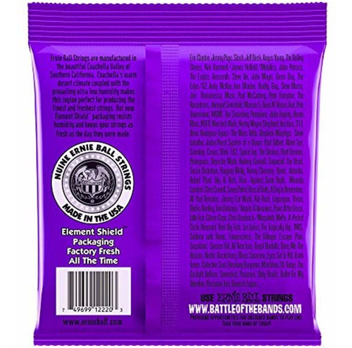Imagen 2 de 4 de Encordado Ernie Ball Guitarra Electrica P02220 011 048 Power