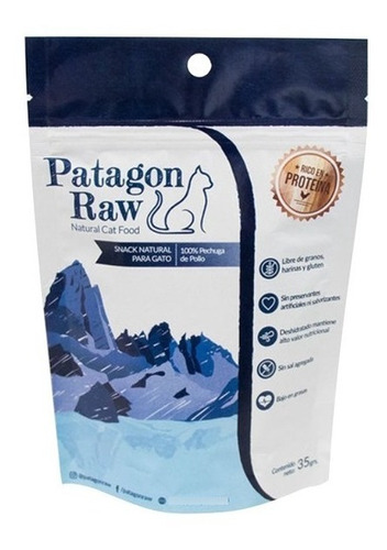 Snack Natural Para Gatos Patagon Raw Pollo Pethome Chile