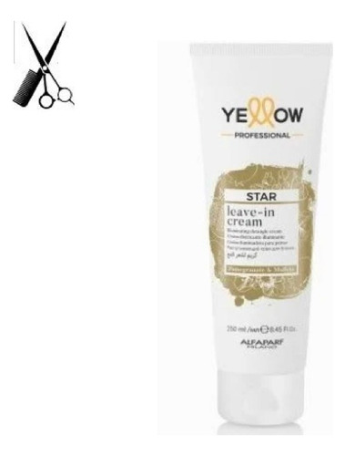 Crema De Peinar  Yellow Star Alfaparf 250 Ml Sin Enjuague 