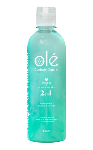 Shampoo 2 En 1 Vinagre De Manzana Ole - mL a $84