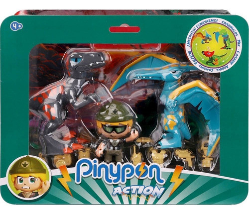 Pinypon Action Wild Pack 2 Dinosaurios