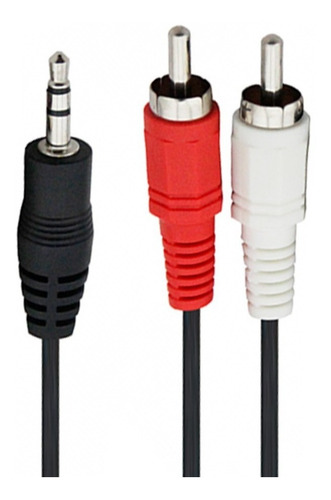 Imagen 1 de 4 de Cable Audio Rca A Spica 1,5mts