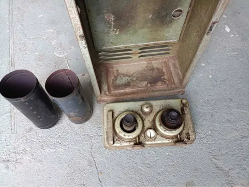 Antigua Estufa A Kerosene Tipo Pod Chapa Vintage Uso (Usado)