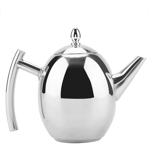 Tetera De Acero Inoxidable, Hervidor De Té Con Infusor Extra