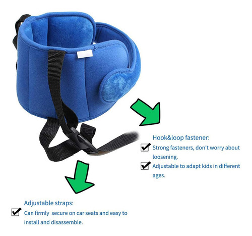 Ajustable Silla Niño La Cabeza Del Coche Venda De La Ayuda