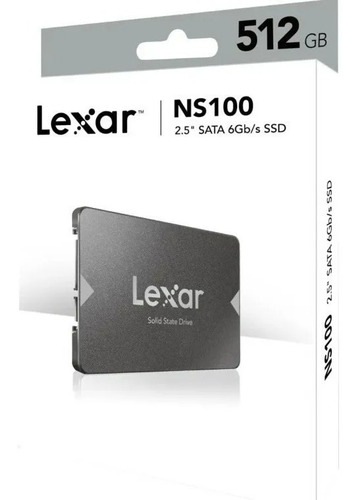 Disco Duro Solido Ssd Lexar Lns100 512gb Sata 3 