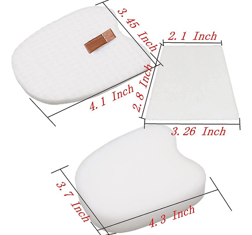 Reemplazo De Espuma De Paquete Himrhepa 2 Para Shark Hv345,