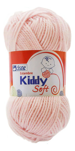 Bolsa 6 Pzas Estambre Liso Brillante Kiddy Soft Cisne Coats Color Carne 0220