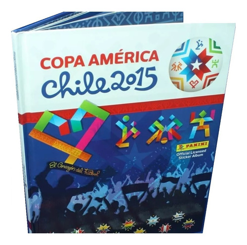 Chile 15 Panini Set Completo Pegar Copa América Tapa Blanda