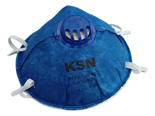 Kit Respirador Pff2(s*) C/v Ksn 40.02 Ca38263 20und Branca Cor Azul Desenho Do Tecido Arco-íris