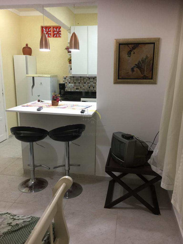Imagem 1 de 14 de Apartamento Com 1 Dorm, Itararé, São Vicente - R$ 215 Mil, Cod: 2855 - V2855