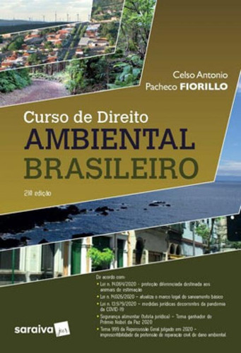 Curso De Direito Ambiental Brasileiro - 21 ª Edição 2021