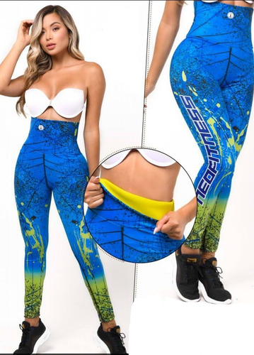 Leggins Colombianos Reductores Y Tonificadores  Mujer