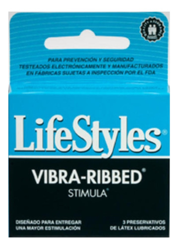 Pack 15 Preservativos Lifestyles Vibra-ribbed