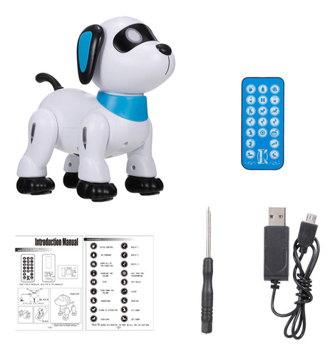 Robot Puppy Smart Con Luz Y Sonido Rc Animal Dog Toy Para