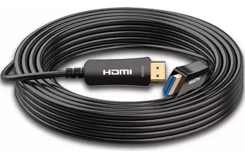 Cable De Fibra Óptica 8k Hdmi 2.1 4k 120hz Hdr De 15 M