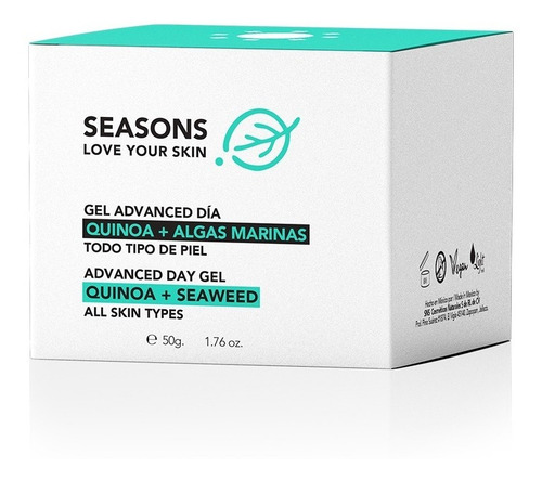 Gel Advanced Día Quinoa + Algas Marinas 60gr Tipo de piel Mixta