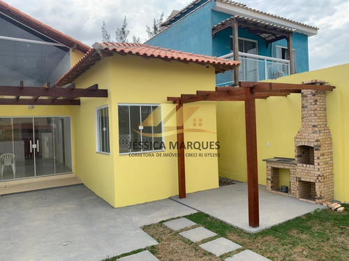 Imagem 4 de 14 de Jmp.53 Casa De 2 Quartos E Área Gourmet Em Unamar - Cf - Rj