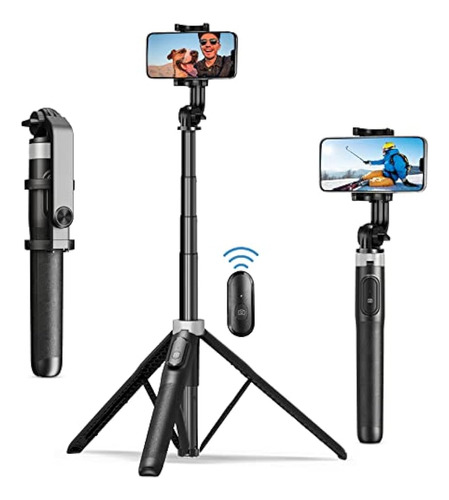 Ifongsh 3-in-1 Selfie Stick Extensible Con Control Remoto De