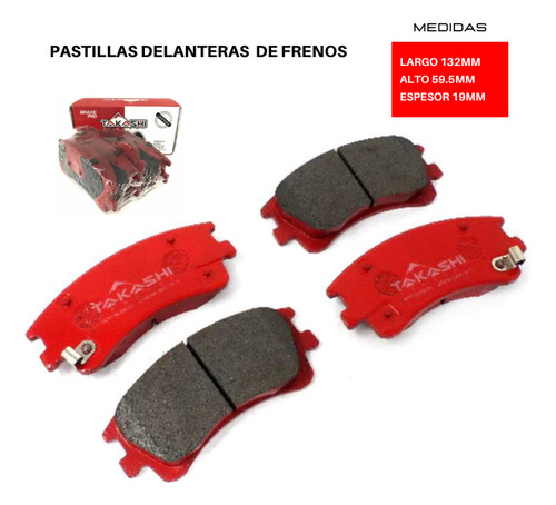 Pastilla De Freno  Mazda 6 I Gy 2.0 2002 2005