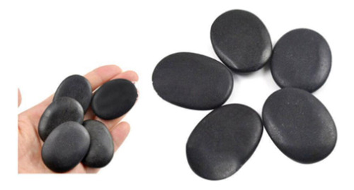 Juego Piedras Masaje Grandes Piedras Basalto Rocas Calientes