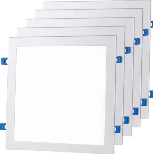 Panel Led 30w Incrustar Certificada Cuadrado 29,5cm X6 Und
