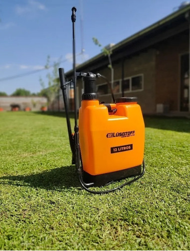Pulverizador Fumigador Lusqtoff Mochila 12 L Manguera Lanza