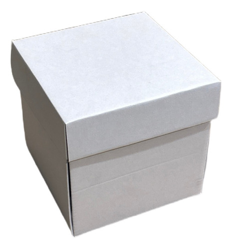 Caja De Cartón Para Envios Respuestos Blanca 15x15x15 X 25 U