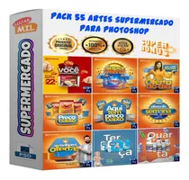 Comprar Pack 55 Artes Para Supermercados Editáveis Psd + Png