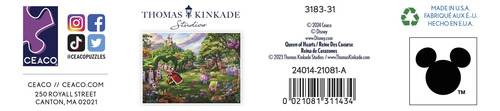 Rompecabezas Ceaco Thomas Kinkade Disney Queen Of Hearts 10