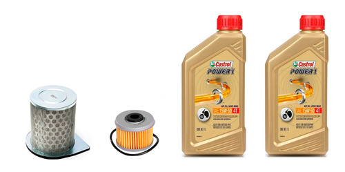 Kit Filtro Aceite + Power1 15w50 Honda Cbx250 Twister