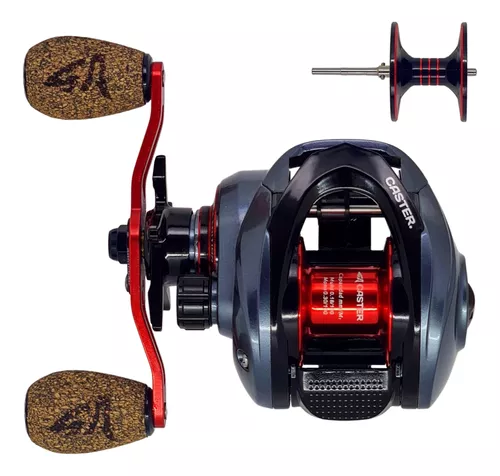 Reel De Pesca Rotativo Caster Tornado 404 4 Rulemanes Mag