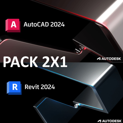 Autocad 2024 + Revit 2024  (pack 2 X1)
