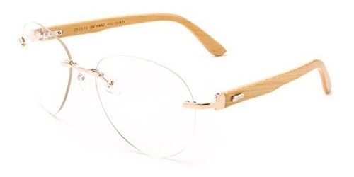 Montura - Newbee Fashion Aviator Gafas De Lente Transparente