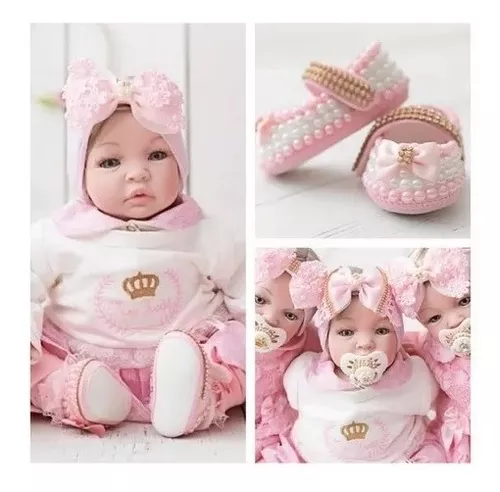 Bebe Reborn Menina Encantadora Princesa Real, Promoção