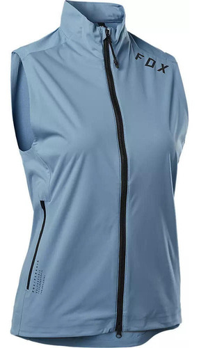 Chaqueta Bicicleta Mujer Flexair Sin Mangas Celeste Fox