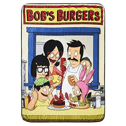 Manta De Felpa Bob, Tina Y Louise Belcher (familia Coun...