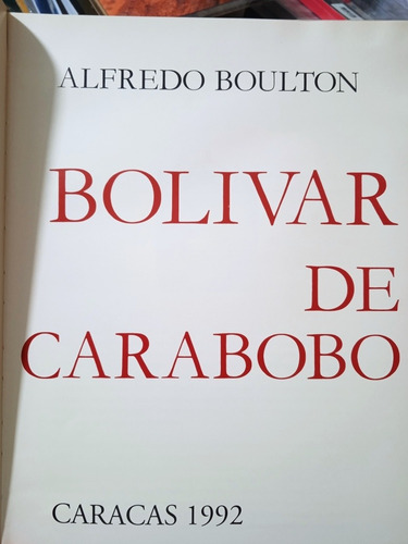 Iconografía De Simón Bolívar (tapa Dura) / Alfredo Boulton (Usado)