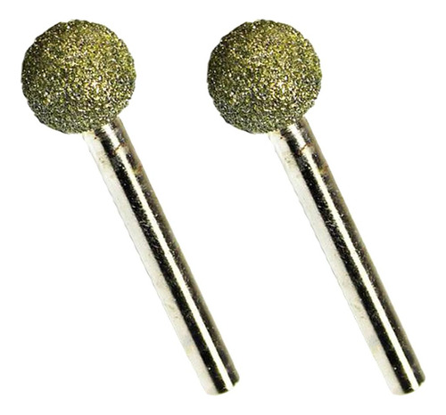 2 Piezas De Cabeza De Molienda De Diamante, Punta 10 Mm 6 Mm