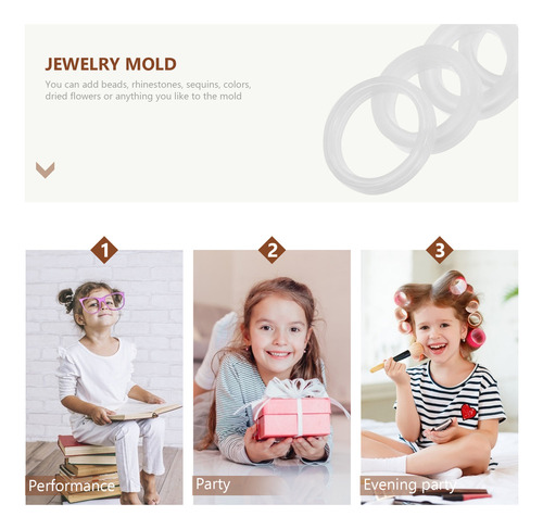 Molde Redondo De Bricolaje Para Joyería Y Pulsera, Molde De